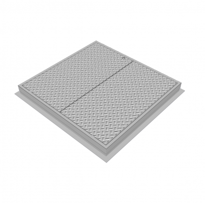 Pavement access hatch  Sketchup model 