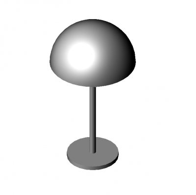 Table lamp 3dwg and 3DS max