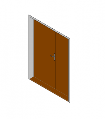 Blatt und eine halbe Tür