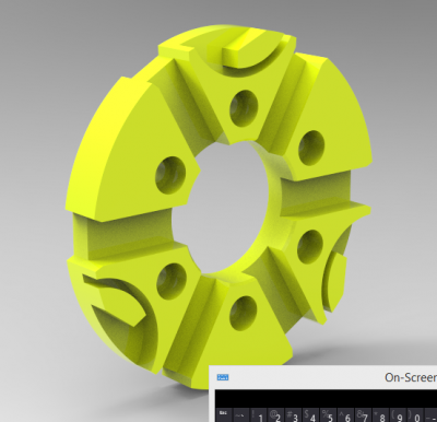 Modello CAD lavorabile CNC di Autodesk Inventor 52