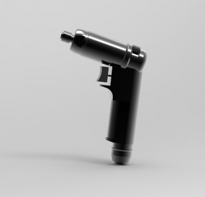 Solid-works 3D CAD Model of Trigger Start Gun Grip Wedge screwdrivers, Torque(Nm)=3,5-8	speed (rpm)=500	 	 Air consumption speeed=6.5      Sound pressure(dB)=73