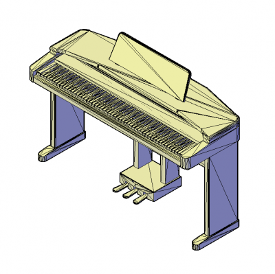 Organ 3D DWG model