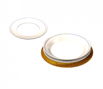 Plate set 3DS Max model 