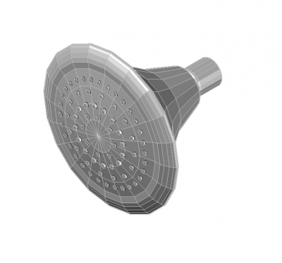 Cabeçote de chuveiro 3D CAD blocks