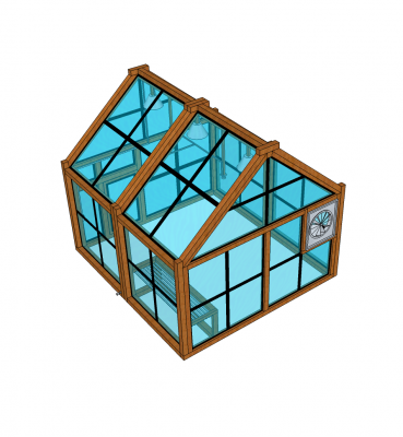 温室SketchUp模型