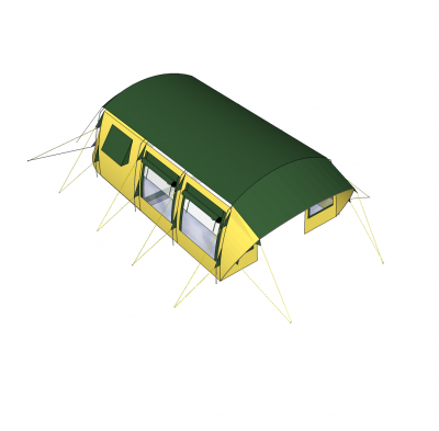 Family tent Sketchup model 