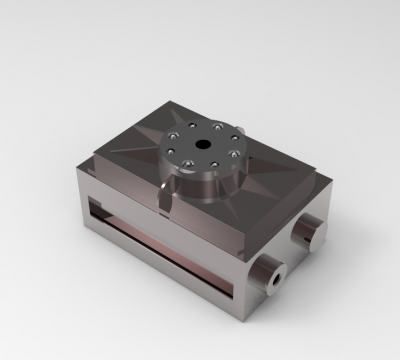 Solid-works 3D CAD Model of Rotary indexing tables  ,  	Weight=3740g	Torque=2290Ncm	Stroke=4x90°