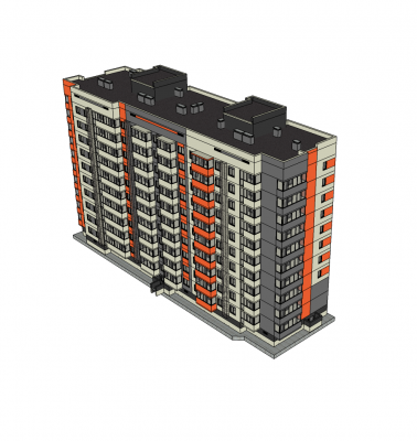 Multi storey building SKP model