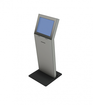 Self check in touch screen SKP