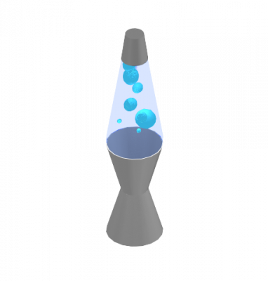 Lava lamp 3DS Max model