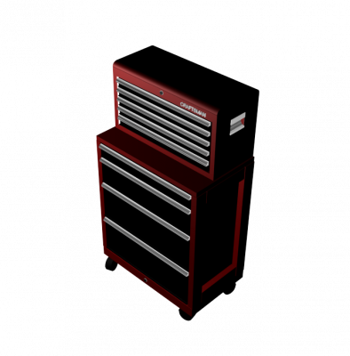 Tool cabinet 3DS Max model