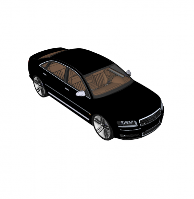 Audi A8 bloc sketchup