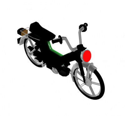 Modelos 3D de Moped