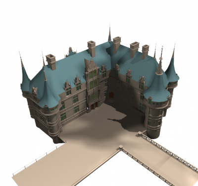 Castle 3DS Max model