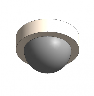Dome security camera Revit family 
