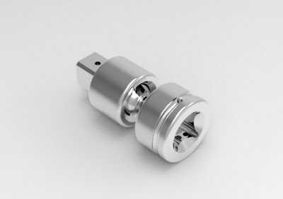 Autodesk Inventor ipt file 3D CAD Model of 1" 1/2 Impact drive universal joint, L=182	D=86	 Mass (g)=4200