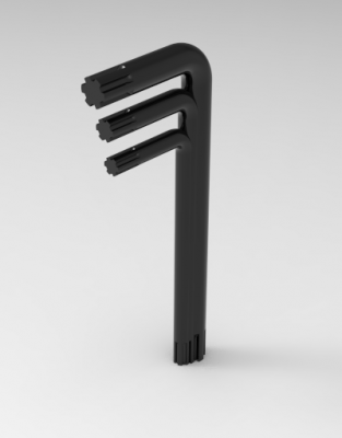 Autodesk Inventor ipt file 3D CAD Model of  keys set for groove sockets: M10