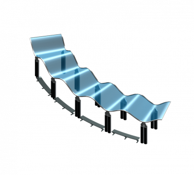 Bus station seating 3DS Max model 