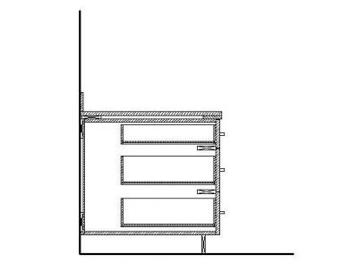 Section of Desk Pedestal 