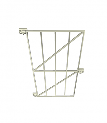 Steel security gate sketchup model