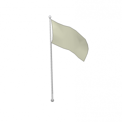 Flagpole Skp model 