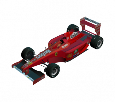 Modello Ferrari F1 Car 3DS Max