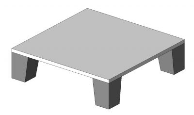 Steelcase Coalesse Emu Ivy Table Square Side Revit Family