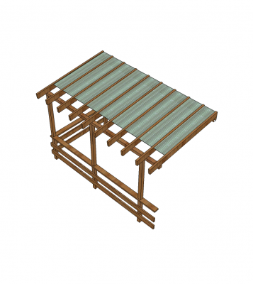 modelo de SketchUp veranda
