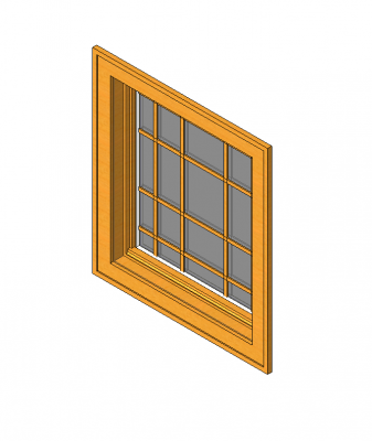 Picture window Revit model