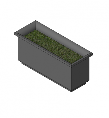 Planting container Revit model 