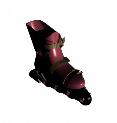Rollerblade 3DS Max model 