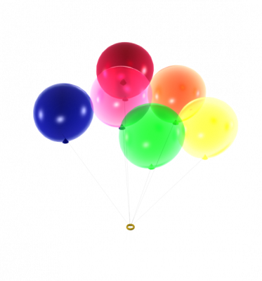 Balloons 3DS Max model 