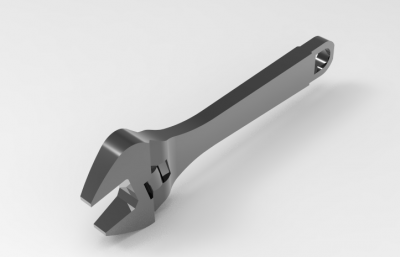 Autodesk Inventor ipt file 3D CAD Model of wrenches Chromed plated: A(mm)=20	B(mm)=19	C(mm)=45	D(mm)=14.8	 	L(mm)=155	Mass(kg)=125