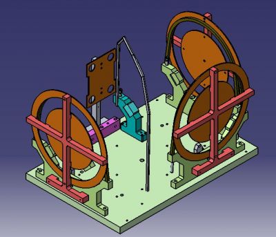 703 Montagevorrichtung Baugruppe CAD-Modell dwg. Zeichnung