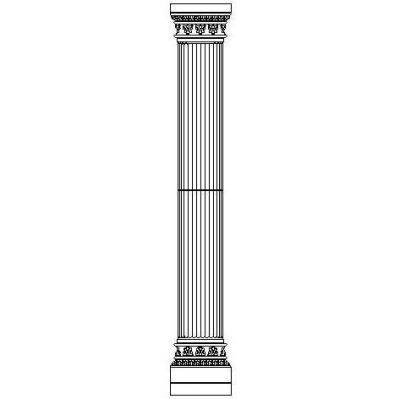 Arquitectónica Columna de piedra 02