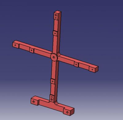 706加工夹具铝制支架CAD模型图DWG图