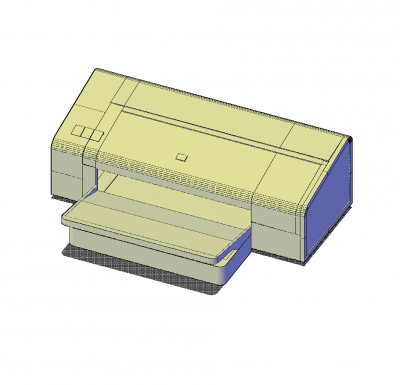 modèles 3D de l'imprimante de bureau