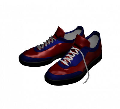 Gym shoes 3DS Max model 