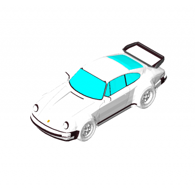 Porsche 911 modèle Revit