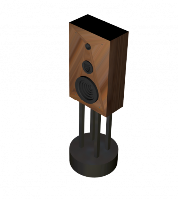 Floor standing speaker 3DS Max model 