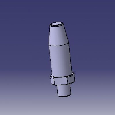 715 Stützstift für Hydraulikvorrichtungen CAD-Modell dwg. Zeichnung