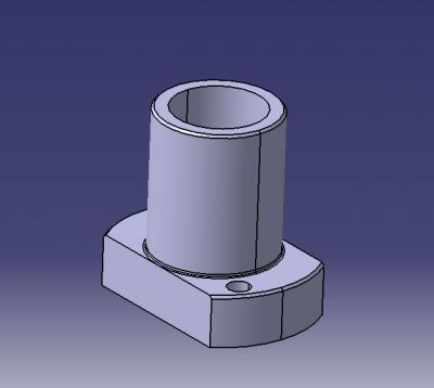 717 Stützkörper für hydraulische Vorrichtungen CAD-Modell dwg. Zeichnung