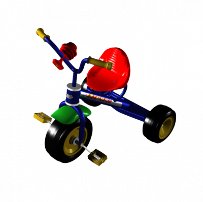 三輪車3DS Maxモデル
