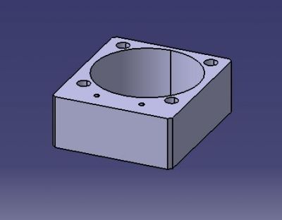 725 Link Zylinderabstandhalter CAD-Modell dwg. Zeichnung