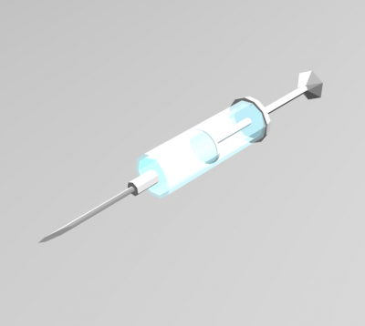 Modello Syringe 3DS Max