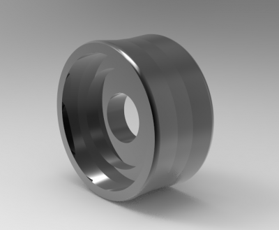 Solid-works 3D CAD Model of Complete piston for Pressure [MPa] 0 up to 1.6
