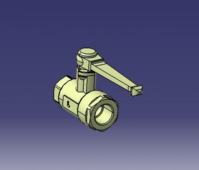 731 Ball valve CAD Model dwg.  drawing 