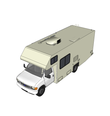 modelo de SketchUp autocaravana