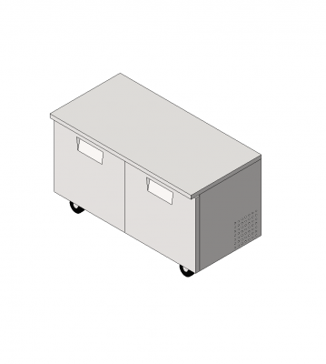 Commercial undercounter refrigerator