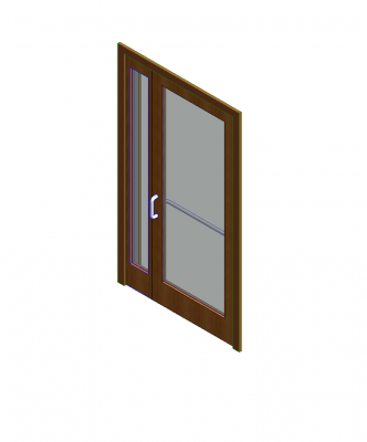 Puerta y ventana lateral archivo de Revit